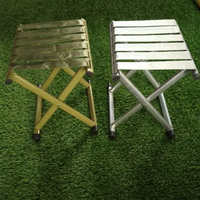 Folding Chair - Portable Camping Chair with Backrest Aluminium Frame Outdoor Sports & Fitness Folding Chairs