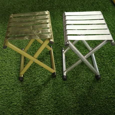 Folding Chair - Portable Camping Chair with Backrest Aluminium Frame Outdoor Sports & Fitness Folding Chairs