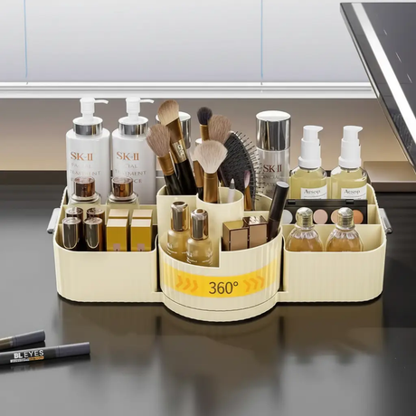 Makeup Organizer - 360 Degree Rotating Multipurpose Storage 33x20cm Home & Garden Household Storage Caddies