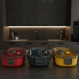 Snack Box - Microwaveable 1000ml BPA-Free with Spoon Kitchen & Dining Lunch Containers