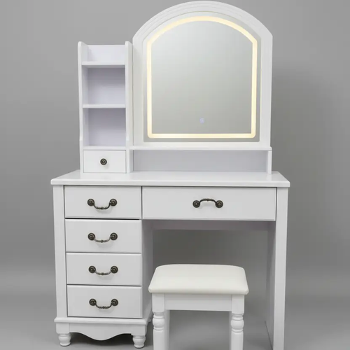 French Arch LED Mirror Dressing Table Dressing Tables