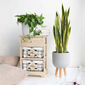 Real Touch Yellow Sansevieria Snake Plant 90cm with 12 Leaves Home & Garden Artificial Non-Flowering Plants