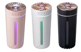 300ml Wireless Rechargeable Car Humidifier Aromatherapy Diffuser Colourful LED Night Light USB Ultrasonic Pink White Black Home & Garden Humidifiers