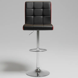Grid Stitch Bar Stool Adjustable Bar Stools