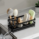 Sink Caddy - Multifunctional Sponge & Detergent Rack with Draining Tray Kitchen & Dining Sink Caddies