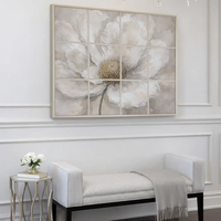 Floral Textured Multi-Panel Wall Art Wall art Wall Art
