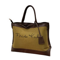 Frido Kahlo Tote Bag Smart Casual Laptop Bag with Zip Closure 39x14x31cm Bags & Accessories Tote Bags