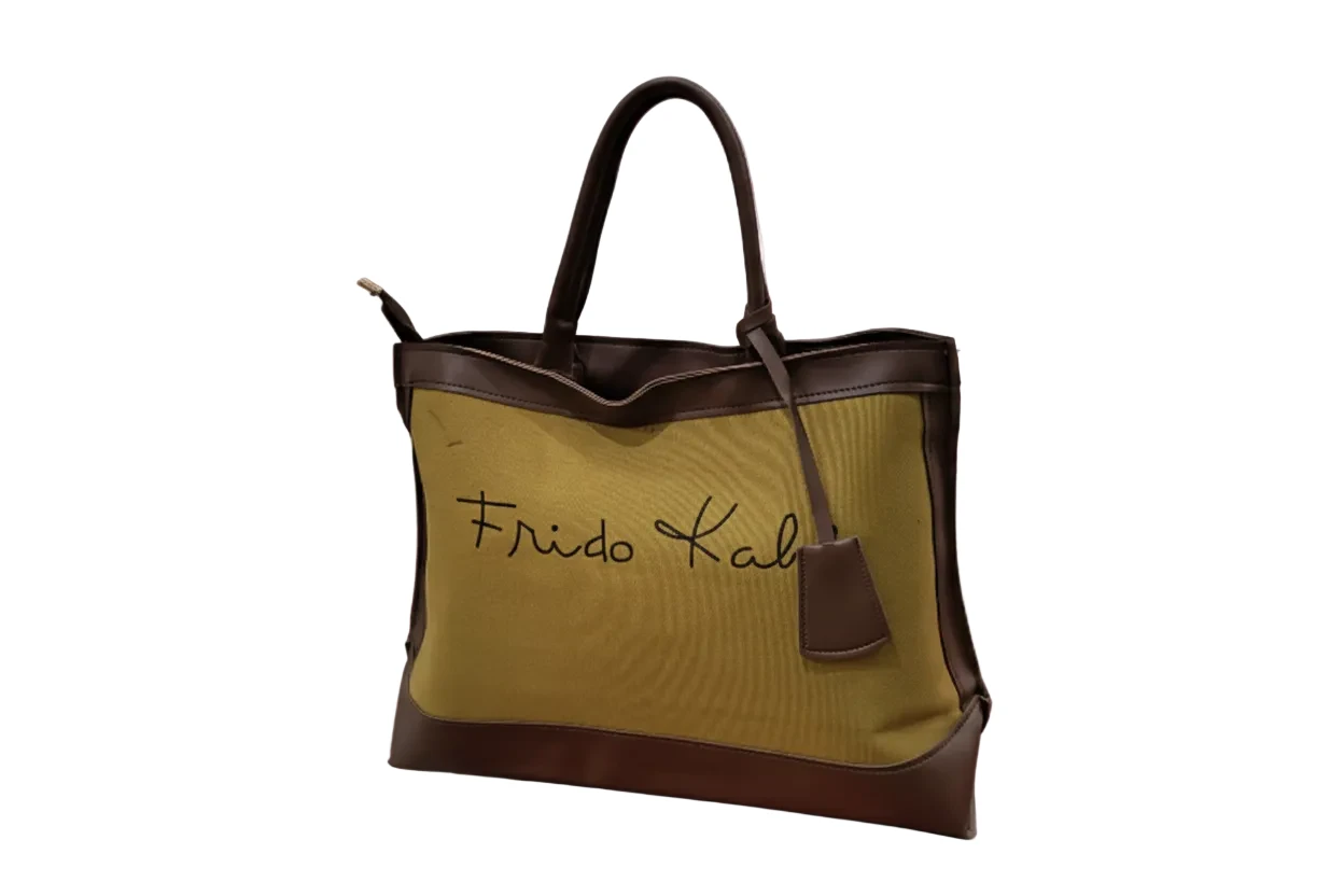 Frido Kahlo Tote Bag Smart Casual Laptop Bag with Zip Closure 39x14x31cm Bags & Accessories Tote Bags