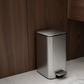 Stainless Steel Pedal Dustbin - 5L Soft-Close Home & Garden Wastebaskets