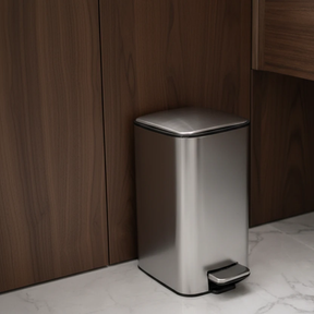Stainless Steel Pedal Dustbin - 5L Soft-Close Home & Garden Wastebaskets