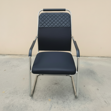 Office Chair - Modern Visitor Chair with Chrome Frame (057)