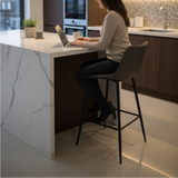 Ribbed Fabric Bar Stool Bar Stools