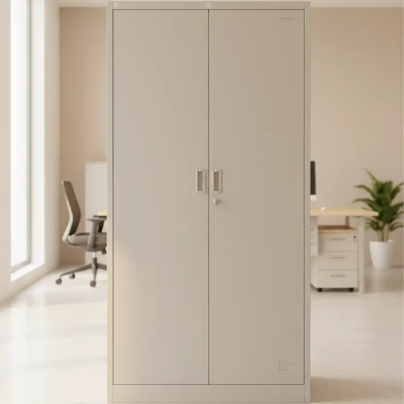 2-Door Full-Height Steel Storage Cabinet Storage Cabinets & Lockers