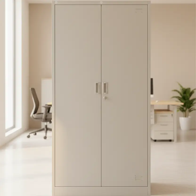 2-Door Full-Height Steel Storage Cabinet Storage Cabinets & Lockers