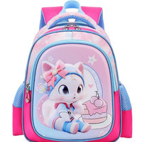 Kid's Cartoon Themed School Backpack 3D Design for Kindergarten A5 Size Kids & Baby School Backpacks