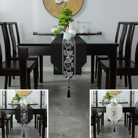 Table Runner - 33x180cm Chinese Style Home Decor Table Runners