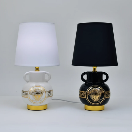 Nordic Vintage Table Lamp Minimalist Gold Accent Home Decoration 35x20x20cm Home & Garden Table Lamps