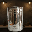 Redberry 10 Litre Stainless Steel Tea Urn Non-Electric Hot Cold Dispenser Kitchen & Dining Coffee Makers & Espresso Machines
