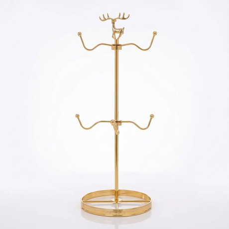 Deer-Accent Two-Tier Cup Holder Cup Holder Drinkware Holders