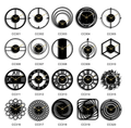 Fashion Wall Decor 3D Dimensional Black Acrylic Round Wall Clock 30cm Diameter Home & Garden Wall Clocks