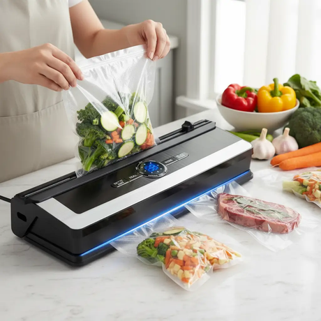 Vacuum Sealer Machine - Food Saver 8 Modes Dry & Moist Kitchen & Dining Vacuum Sealers