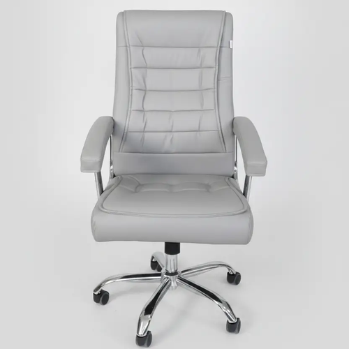 High-Back Leather Executive Chair with Footrest Office Chairs