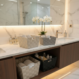 Hand-Woven Storage Basket - Natural Fiber Organizer