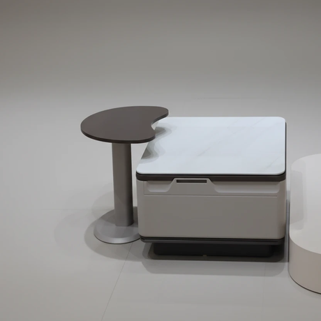 Coffee Table - Modern Glass Top with Storage Shelf Furniture Coffee Tables