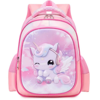 Kid's Cartoon Themed School Backpack 3D Design for Kindergarten A5 Size Kids & Baby School Backpacks