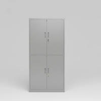 Storage Cabinet - Metal 4-Door with Locks (119) Furniture Storage Cabinets & Lockers