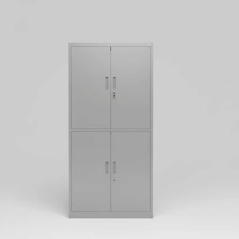 Storage Cabinet - Metal 4-Door with Locks (119) Furniture Storage Cabinets & Lockers