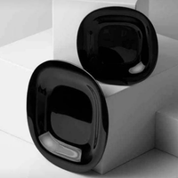 Plates - Square Black 6-Piece Set Kitchen & Dining Plates