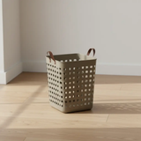 Modern Laundry Basket With Handles Breathable Design For Home Home & Garden Laundry Baskets
