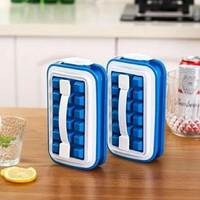 Ice Cube Mold - Portable Leakable Silicone 36-Cube Kitchen & Dining Ice Cube Trays