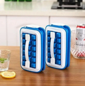 Ice Cube Mold - Portable Leakable Silicone 36-Cube Kitchen & Dining Ice Cube Trays