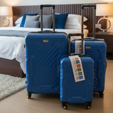 Suitcase Set - 3-Piece Luxury Hard Shell Fibre with 360 Spinner Wheels Bags & Luggage Suitcase Travel Sets