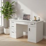 Office Desk with Lockable Drawers & Cabinet Office Desk Desks