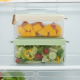 21-Grid Ice Cube Maker with Lid Scoop and Storage Box Press-Type Tray Kitchen & Dining Ice Cube Trays
