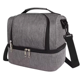 Insulated Lunch Bag Dual Compartment with Shoulder Strap Bags & Accessories Lunch Bags