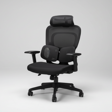 Luxury Executive Office Chair - Premium Ergonomic with Headrest & Footrest