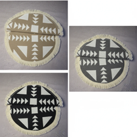 6pcs Unique Table Mats with Double Sided Table Runner Set Home Decor Table Runners
