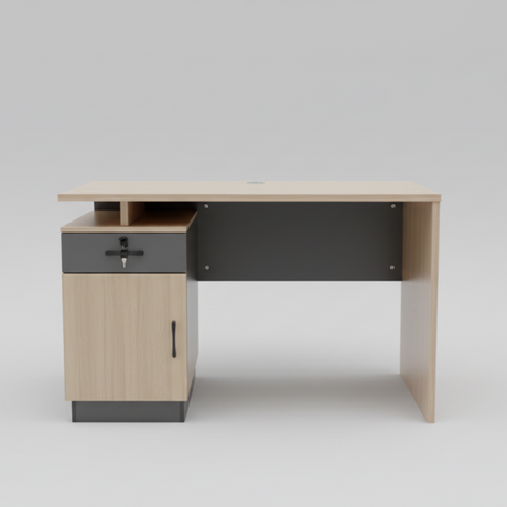 Office Desk - Modern 1.2m with Drawer & Storage