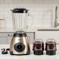 MPL-66 3 in 1 Blender Food Processor with Glass Jar Kitchen & Dining Food Processors