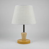 Creative LED Solid Wood Fabric Table Lamp Nordic Style 35x25x25cm Home & Garden Table Lamps