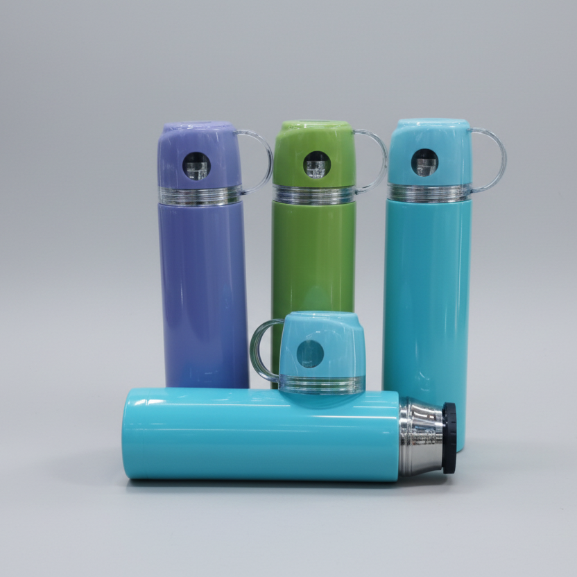 Flask - 500ml Unbreakable with Cup Lid