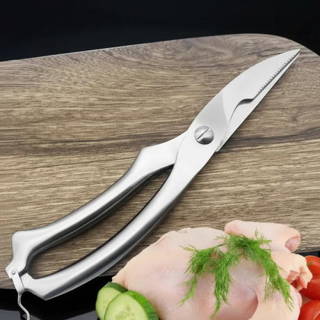 Heavy-Duty Stainless Steel Chicken Bone Scissors Extra-Large Kitchen Shears BBQ 28cm Kitchen & Dining Kitchen Shears