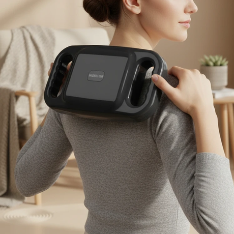 Blueidea BLD-331 4-Head Deep Tissue Percussion Massager Digital Display Full Body Muscle Relief Back Neck Legs Home & Garden Electric Massagers