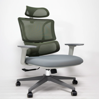 Luxury Executive Office Chair - Ergonomic Mesh with Footrest Furniture Office Chairs