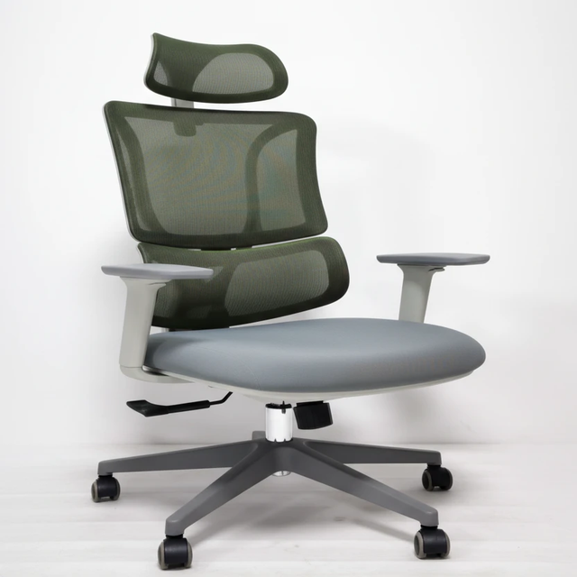 Luxury Executive Office Chair - Ergonomic Mesh with Footrest Furniture Office Chairs