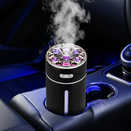 300ml Wireless Rechargeable Car Humidifier Aromatherapy Diffuser Colourful LED Night Light USB Ultrasonic Pink White Black Home & Garden Humidifiers